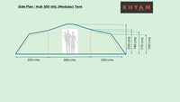 KHYAM HUB 300 XXL (MODULAR) TENT