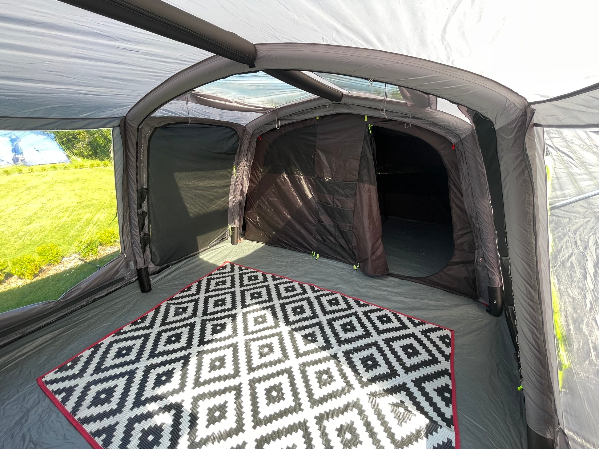alkemia silken tent AirTek Delamere 5.0 Inflatable Family Tent – Khyam
