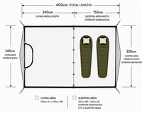 Khyam Quick Erect Travelite Tent