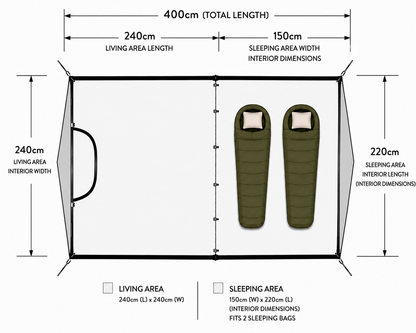 Khyam Quick Erect Travelite Tent