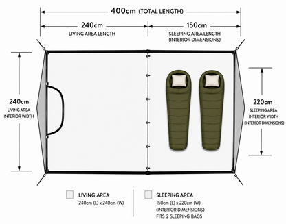 Khyam Quick Erect Travelite Tent